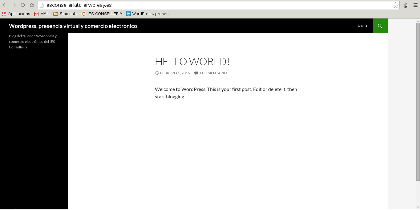 Nuestro blog en un servidor propio